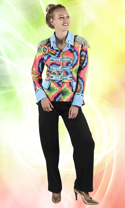 Jacke multicolor/blau Lady